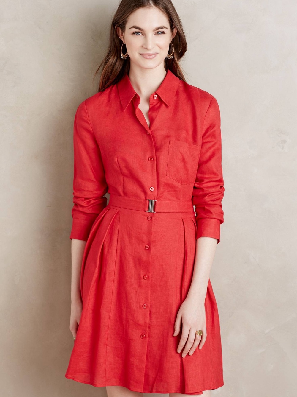 Anthropologies Laila Linen Shirtdress, 2 ♥️